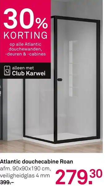 Karwei Atlantic douchecabine Roan aanbieding