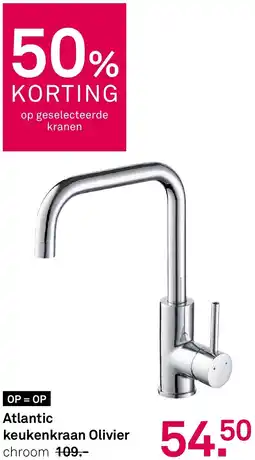 Karwei Atlantic keukenkraan Olivier aanbieding