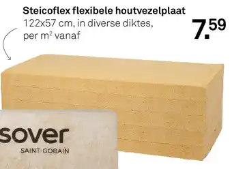 Karwei Steicoflex flexibele houtvezelplaat aanbieding