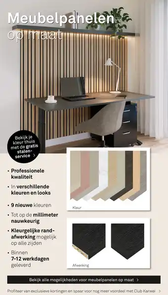 Karwei Meubelpanelen aanbieding