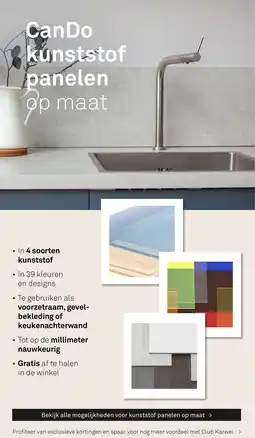 Karwei CanDo kunststof panelen aanbieding