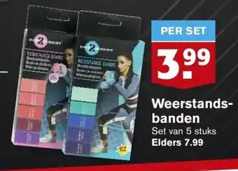 Hoogvliet Cool2Workout Weerstandsbanden 5st aanbieding