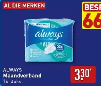 ALDI Always Maandverband aanbieding