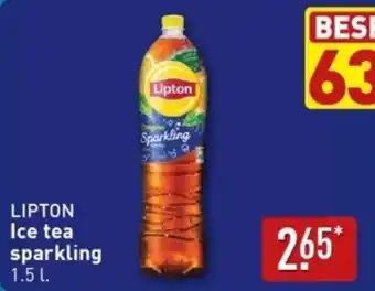 ALDI Lipton Ice tea sparkling aanbieding