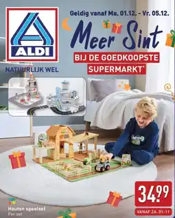 ALDI Houten speelset aanbieding