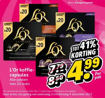 Hoogvliet L'Or koffiecapsules aanbieding