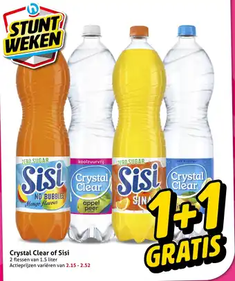 Hoogvliet Crystal Clear of Sisi aanbieding