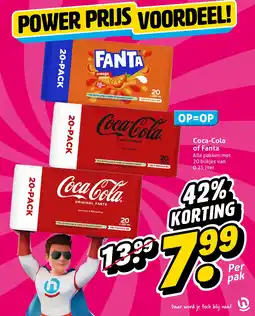 Hoogvliet Coca-Cola of Fanta aanbieding
