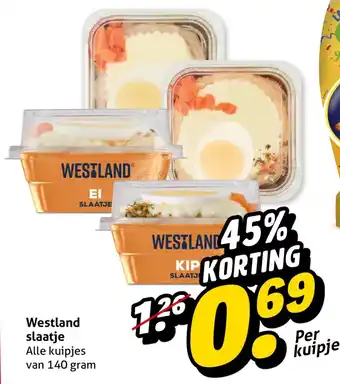 Hoogvliet Westland slaatje aanbieding
