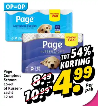 Hoogvliet Page Compleet Schoon of Kussenzacht aanbieding