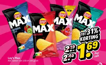 Hoogvliet Lay's Max aanbieding