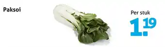 Hoogvliet Paksoi aanbieding