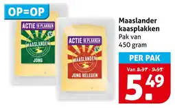 Hoogvliet Maaslander kaasplakken aanbieding
