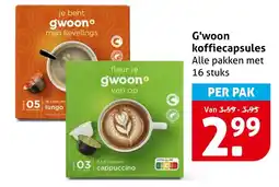 Hoogvliet G'woon koffiecapsules aanbieding