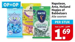 Hoogvliet Napoleon, Anta, Holland Hopjes of Babbelaars aanbieding