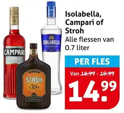 Hoogvliet Isolabella, Campari of Stroh aanbieding
