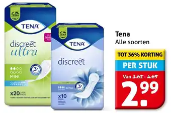 Hoogvliet Tena aanbieding