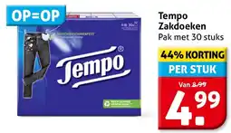 Hoogvliet Tempo Zakdoeken aanbieding