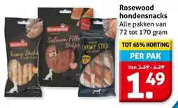 Hoogvliet Rosewood hondensnacks aanbieding