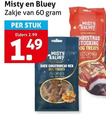 Hoogvliet Misty en Bluey aanbieding