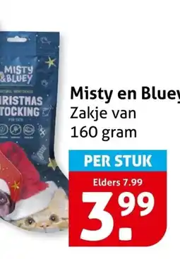 Hoogvliet Misty en Bluey Zakje aanbieding