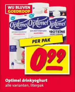 Nettorama Optimel drinkyoghurt aanbieding