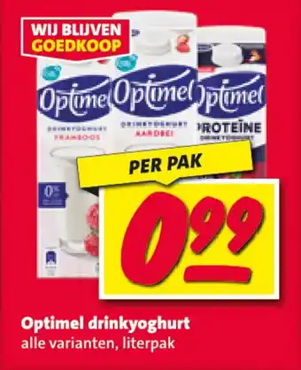 Nettorama Optimel drinkyoghurt aanbieding