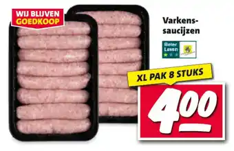 Nettorama Varkens saucijzen aanbieding