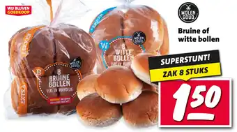Nettorama Bruine of witte bollen aanbieding