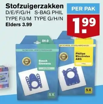 Hoogvliet Stofzuigerzakken aanbieding