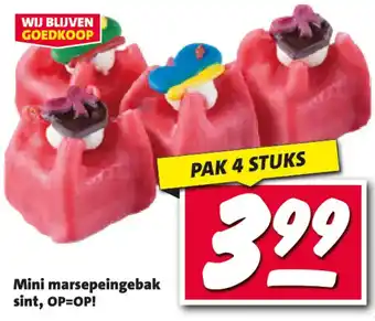 Nettorama Mini marsepeingebak sint aanbieding