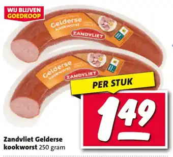 Nettorama Zandvliet Gelderse kookworst aanbieding