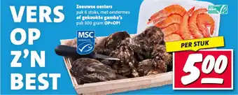 Nettorama Zeeuwse oesters aanbieding