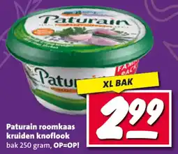 Nettorama Paturain roomkaas kruiden knoflook aanbieding