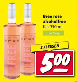 Nettorama Bree rosé alcoholfree aanbieding
