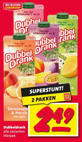 Nettorama Dubbeldrank aanbieding
