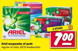 Nettorama Ariel waspoeder of pods aanbieding