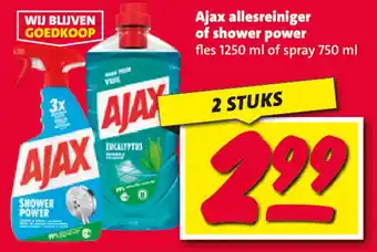 Nettorama Ajax allesreiniger of shower power aanbieding