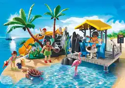 Bol.com PLAYMOBIL Vakantie-eiland met strandbar - 6979 aanbieding