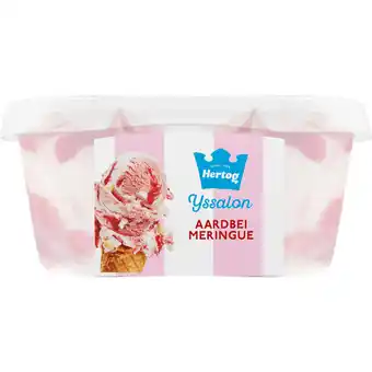 Jumbo Hertog IJssalon Mini IJs Aardbeien Meringue 200 ml aanbieding