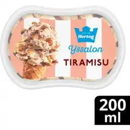 Jumbo Hertog IJssalon Mini IJs Tiramisu 200 ml aanbieding