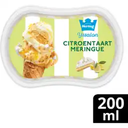 Jumbo Hertog IJssalon Mini IJs Citroentaart Meringue 200 ml aanbieding
