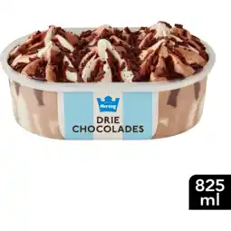 Jumbo Hertog IJs IJssalon Drie Chocolades 825ml aanbieding