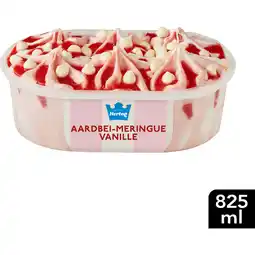 Jumbo Hertog IJs IJssalon Aardbei-Meringue Vanille 825 ml aanbieding