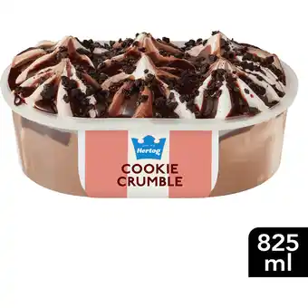 Jumbo Hertog Cookie Crumble 825ML aanbieding