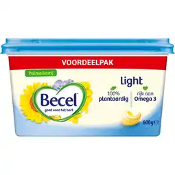 Jumbo Becel Light Voordeelpak 600 g aanbieding