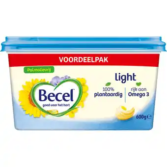 Jumbo Becel Light Voordeelpak 600 g aanbieding