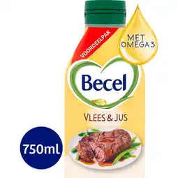 Jumbo Becel Vlees & Jus Voordeelfles 750 ml aanbieding