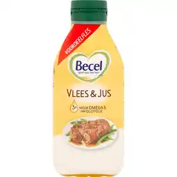 Jumbo Becel Vlees & Jus Voordeelfles 750 ml aanbieding