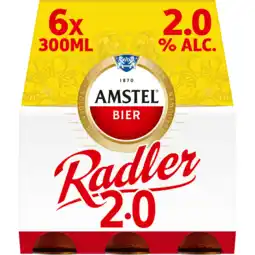 Jumbo Amstel Radler Citroen Bier Fles 6 x 300ml aanbieding